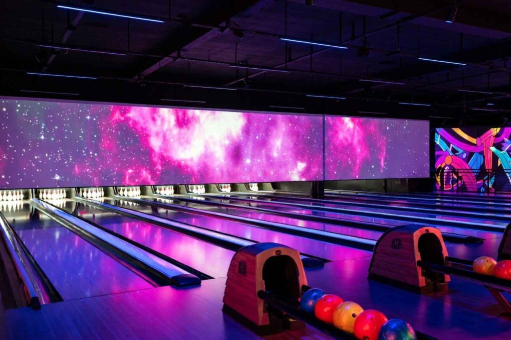 bowling is the main attraction