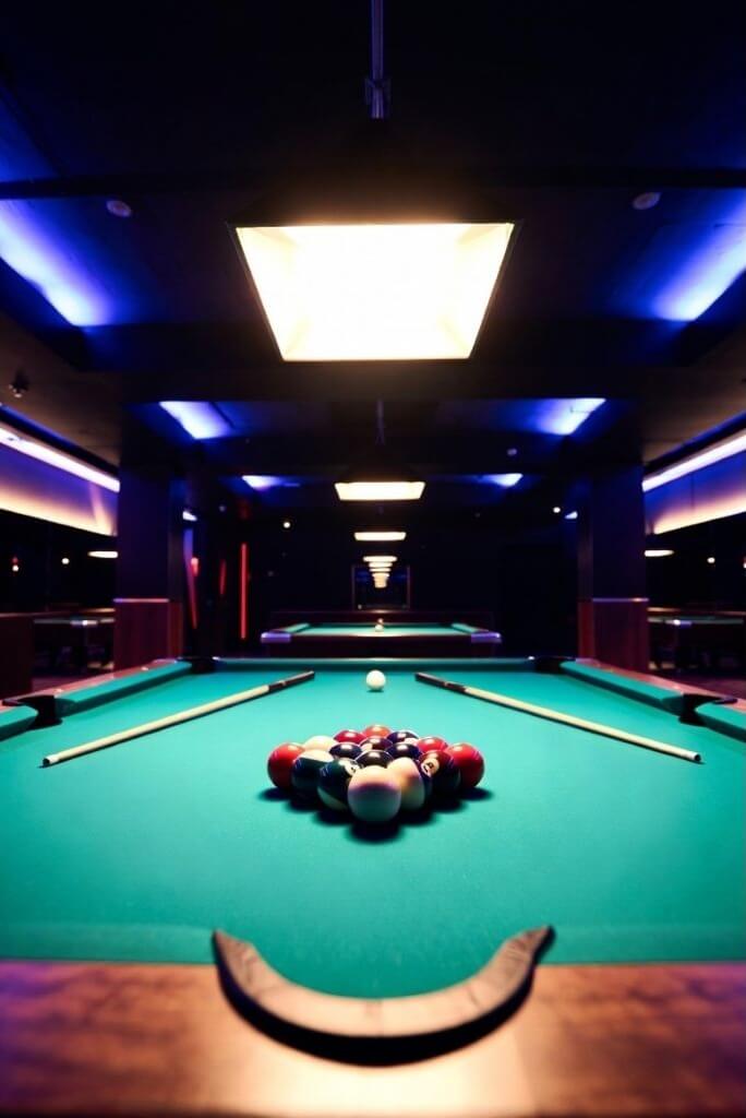 indoor pool table for adults, teens, and groups