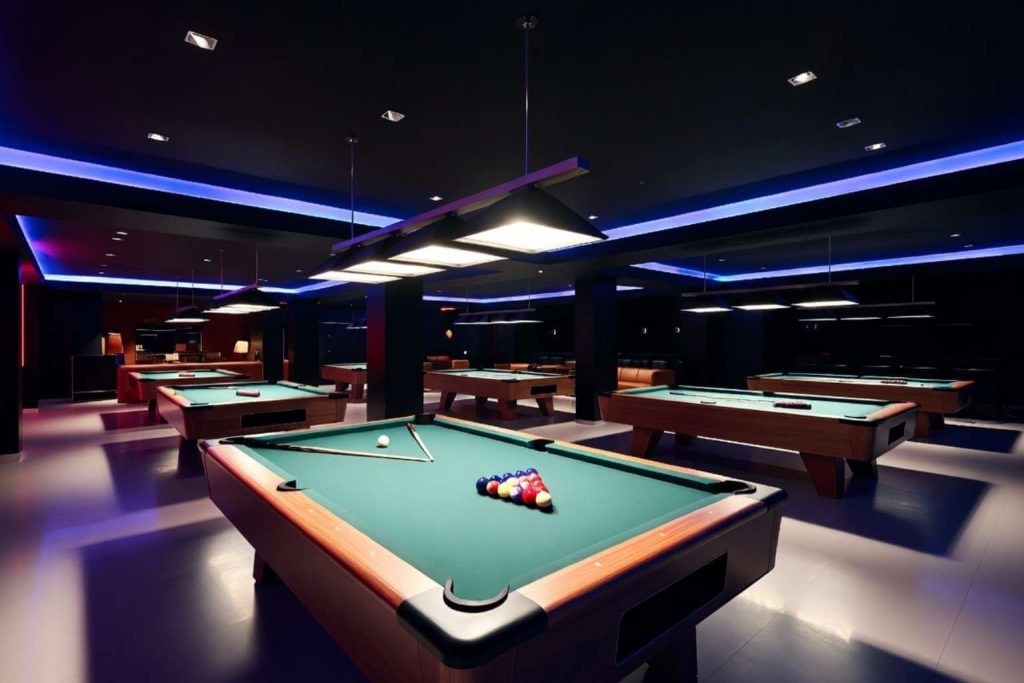 pool table for group events
