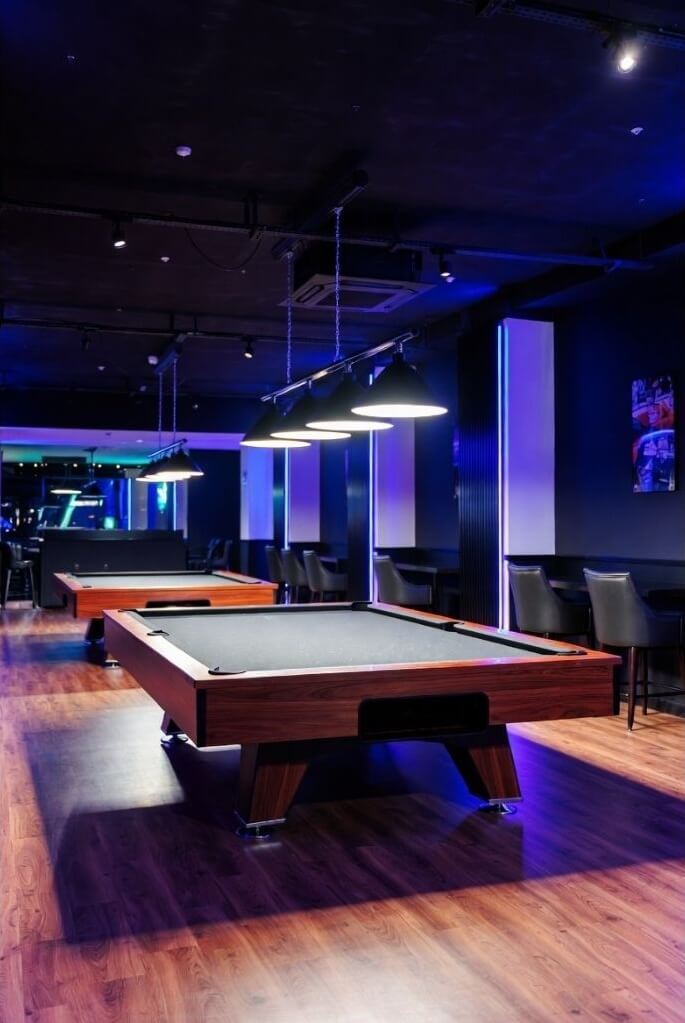 pool table for parties and events