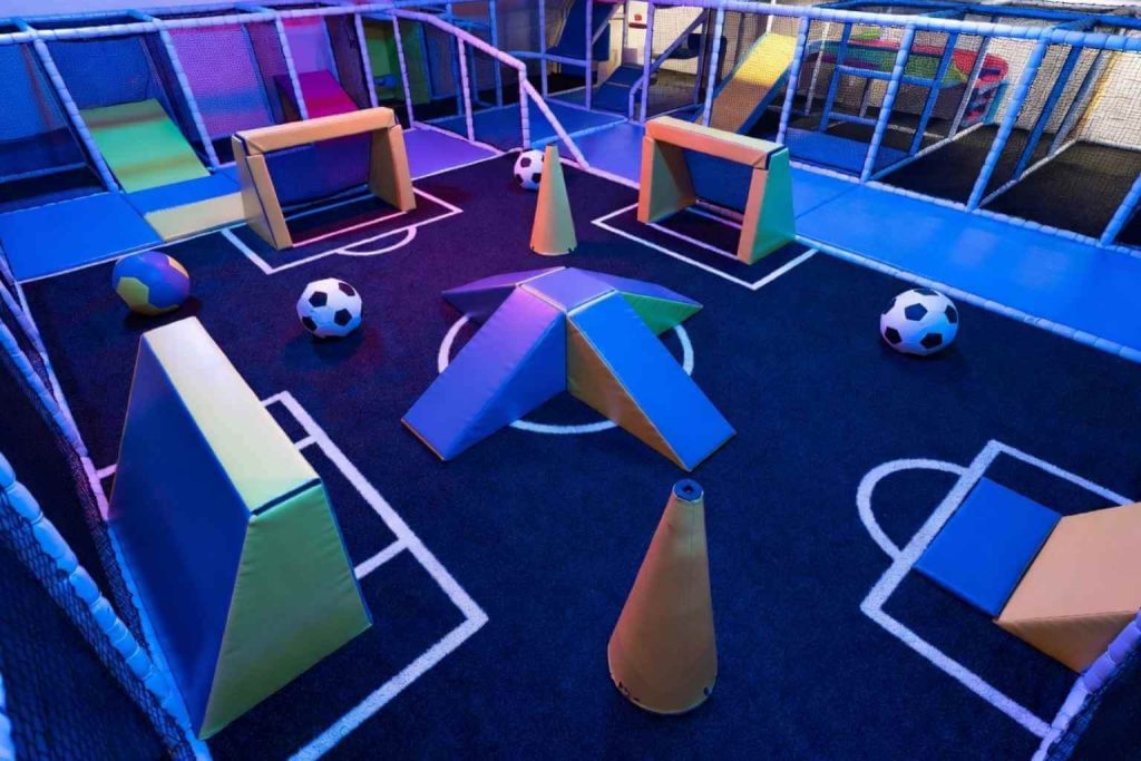 soccer soft play for group events
