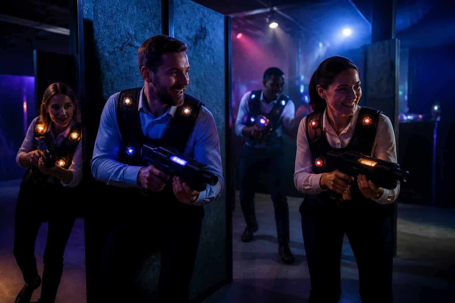 Laser Tag In Balcones Heights Texas Corporate Laser Tag Team Building