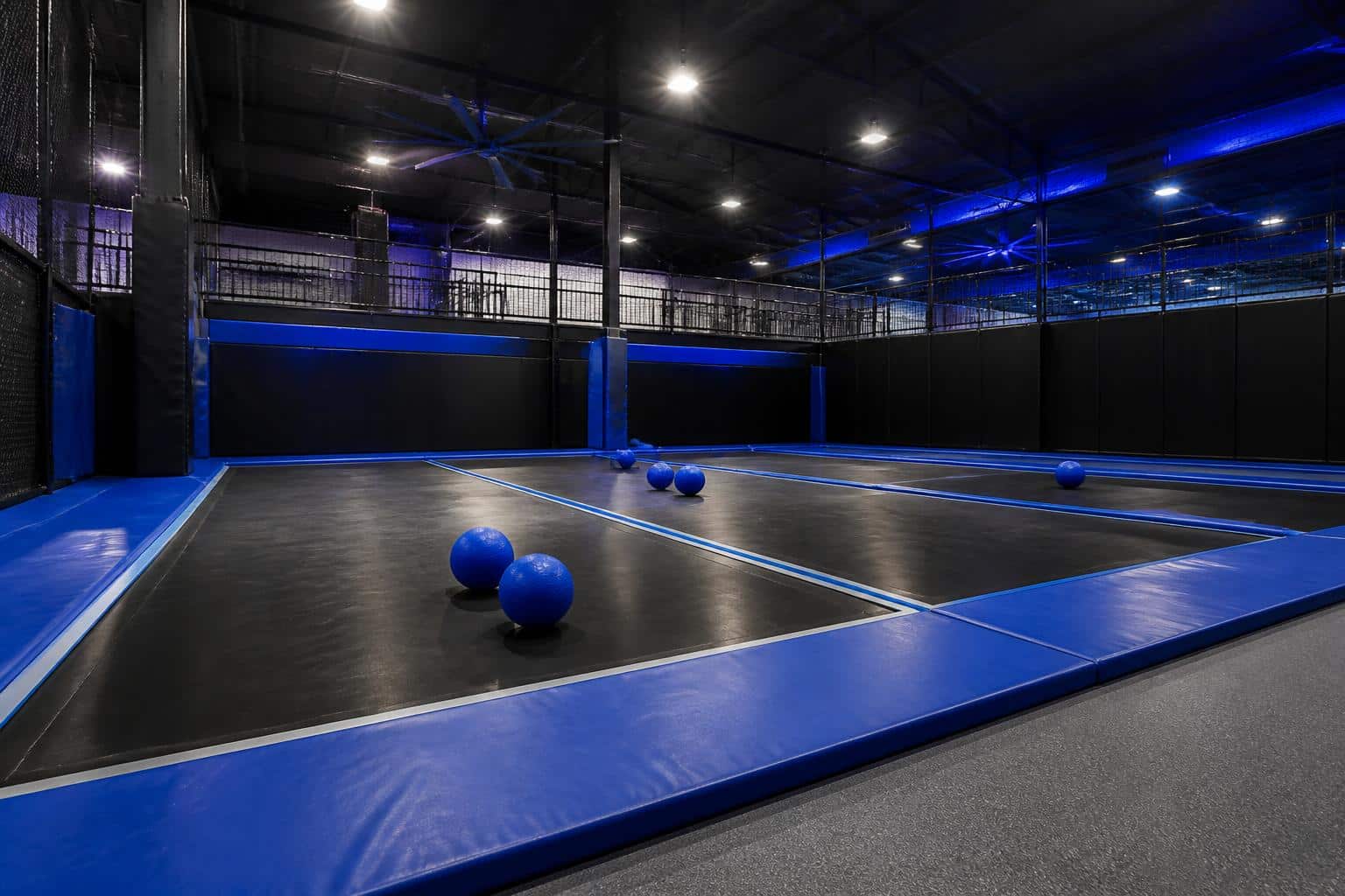 Trampoline Park In Balcones Heights Texas Indoor Dodgeball Court In Balcones Heights