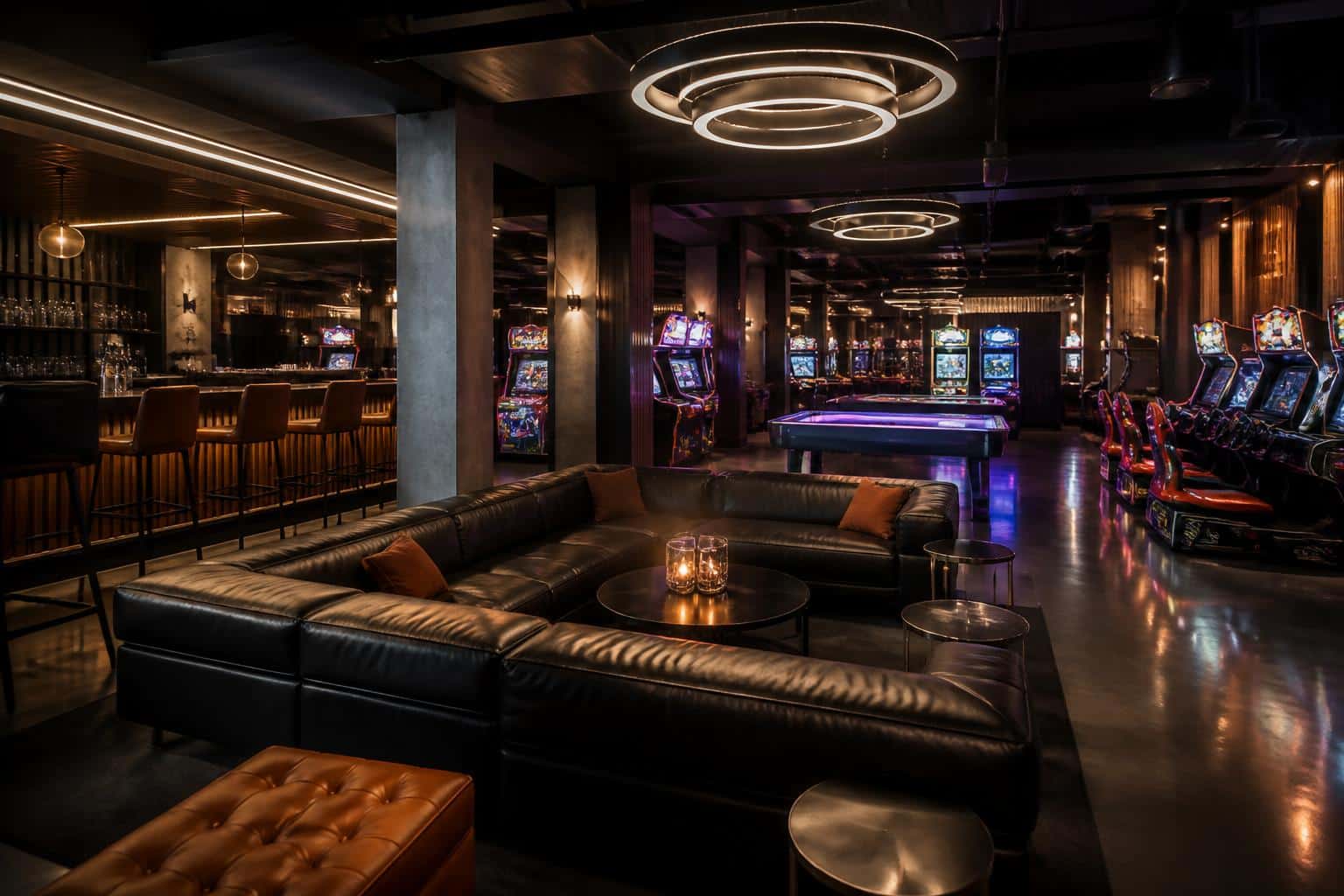 Private Event Arcade Bar Venue