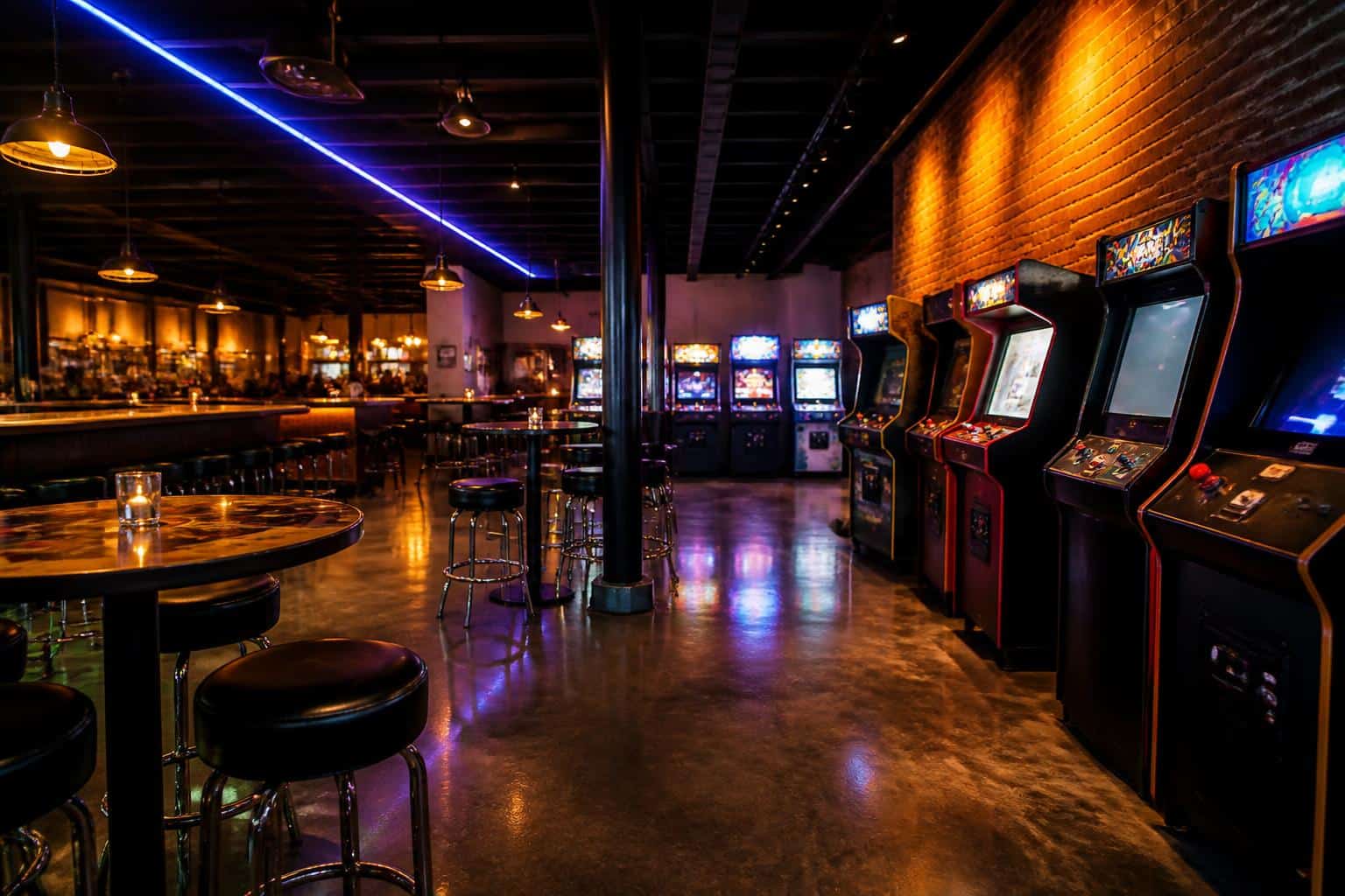 Arcade Bar In Balcones Heights Texas Retro Arcade Bar Venue In Balcones Heights Texas