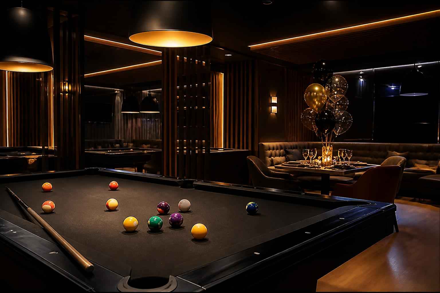 Birthday Party Pool Hall Venue