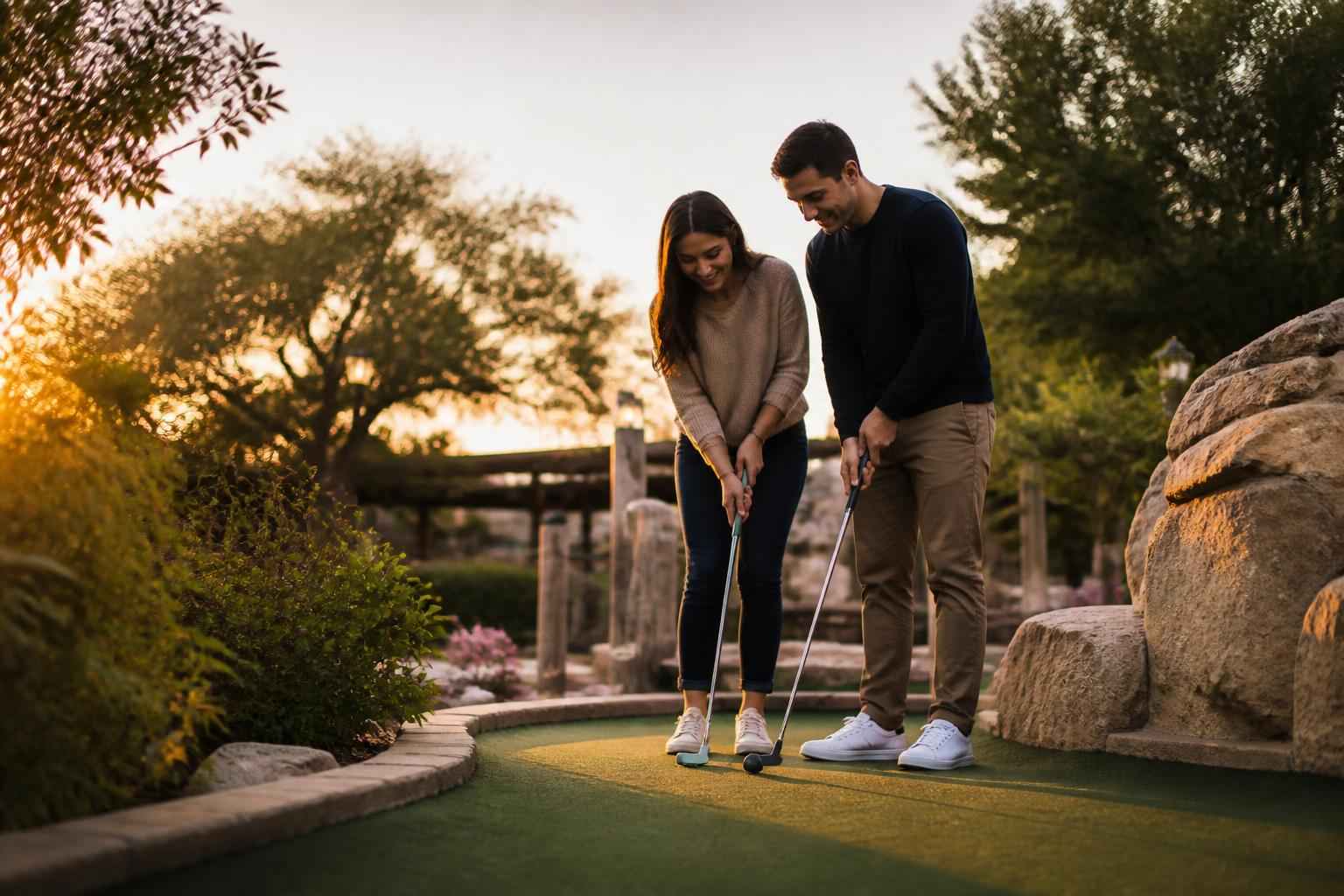 Couples Mini Golf Date In Helotes Texas
