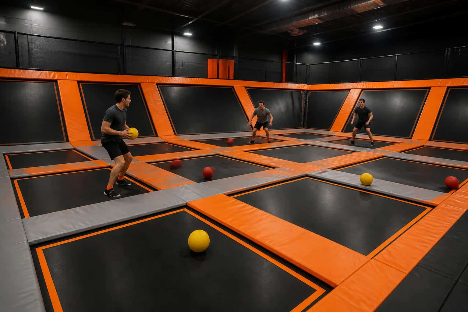 Trampoline Park In Helotes Texas Dodgeball Trampoline Court In Helotes TX
