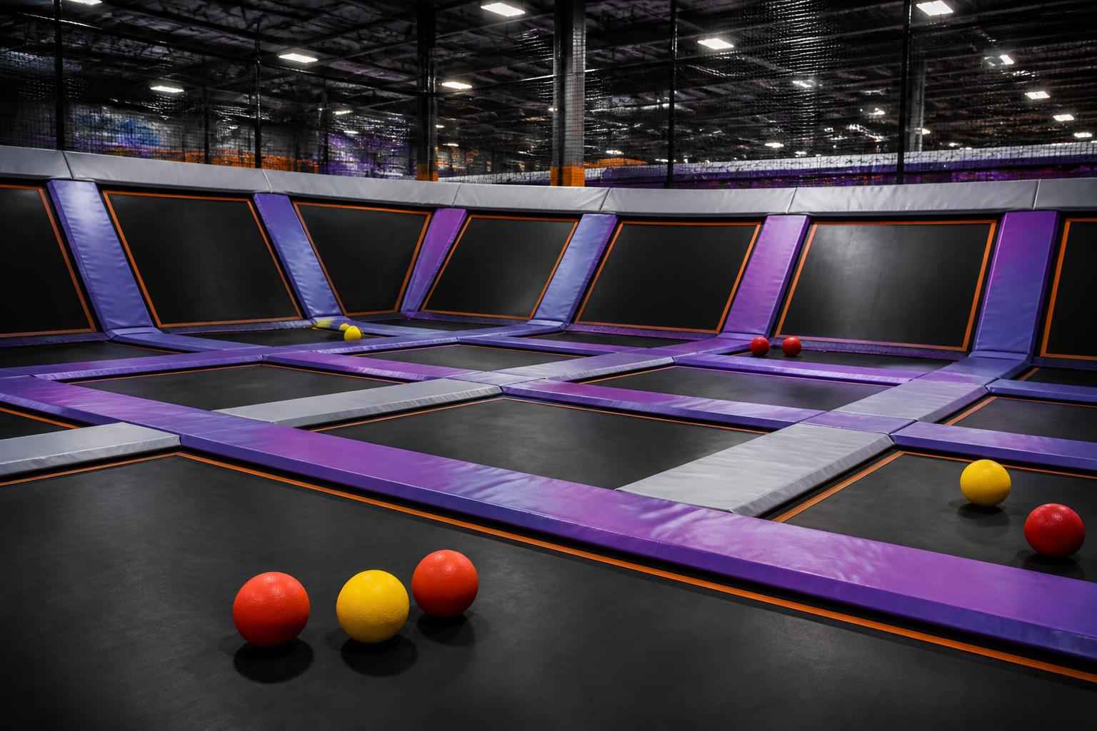 Trampoline Park In Shavano Park Texas Dodgeball Trampoline Court In Shavano Park TX