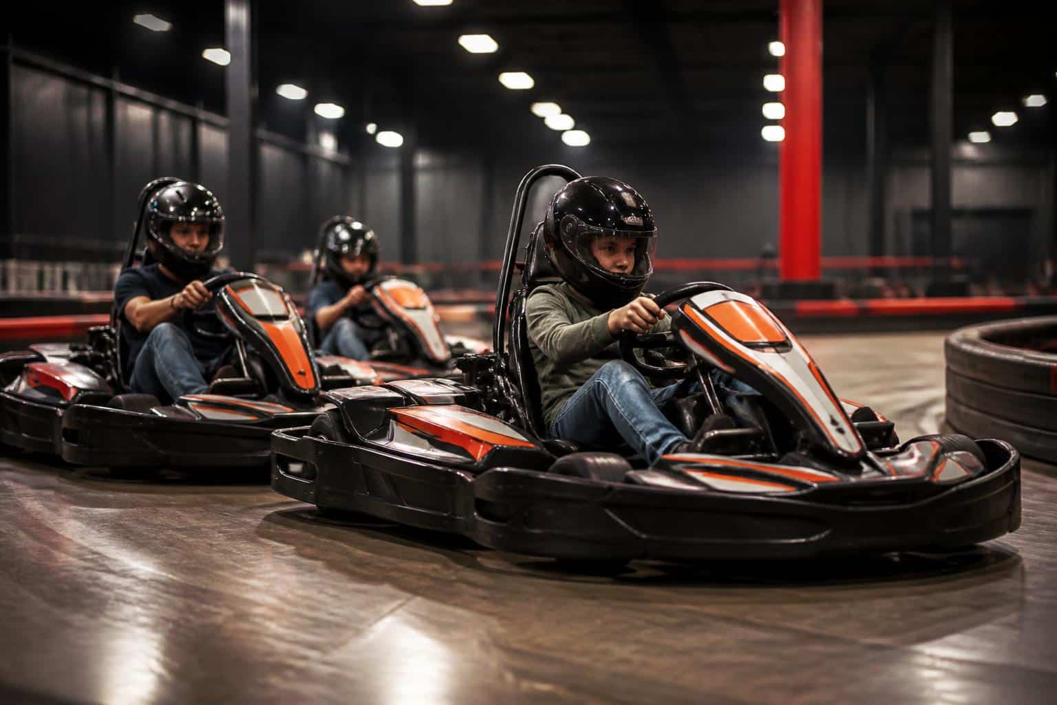 Family Go Kart Racing In Helotes