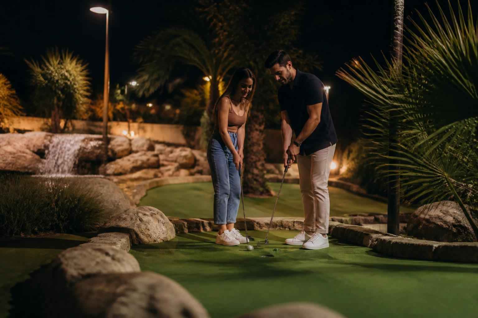Mini Golf Date Night Near Alamo Heights Texas