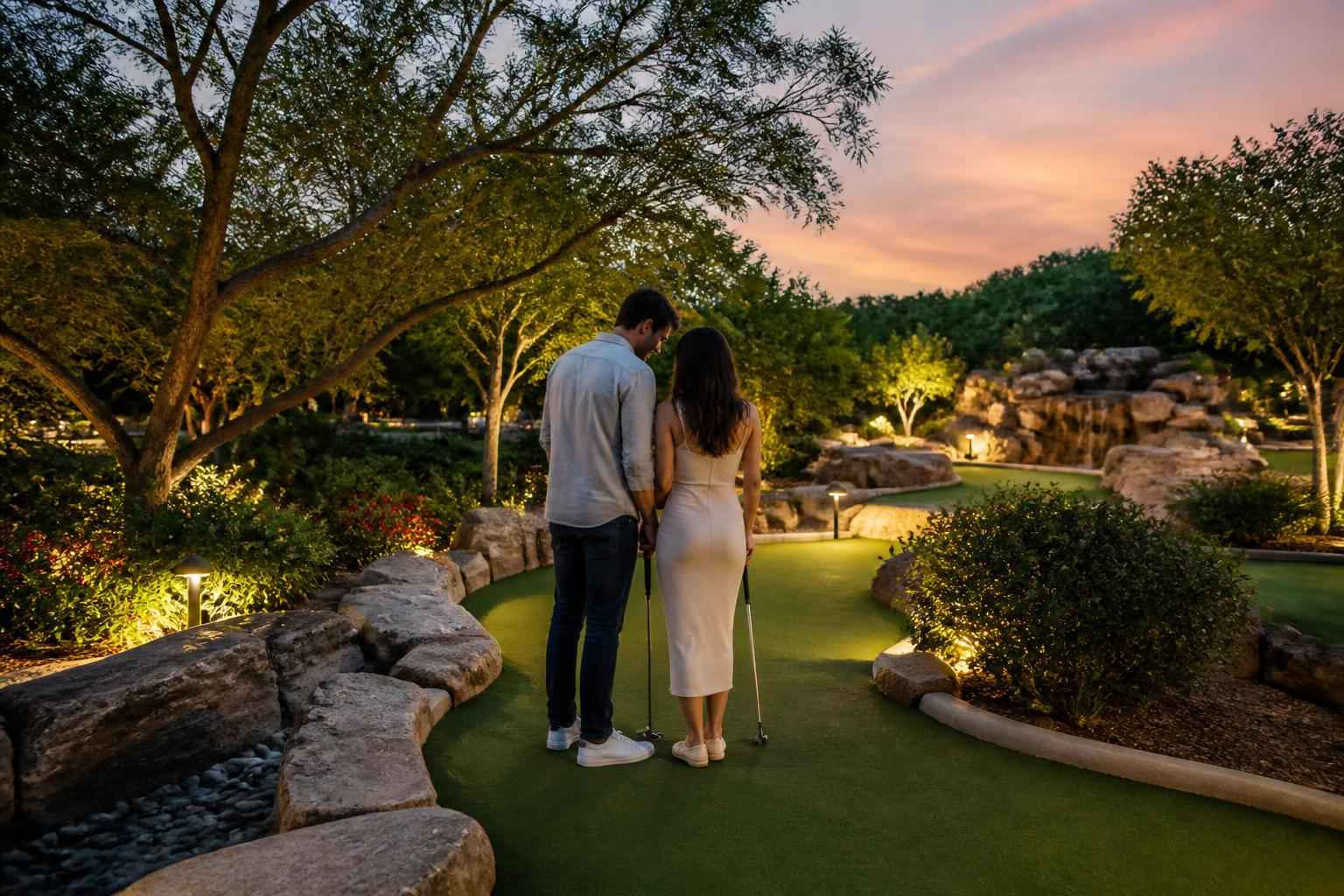 Mini Golf Date Night Near Olmos Park Texas