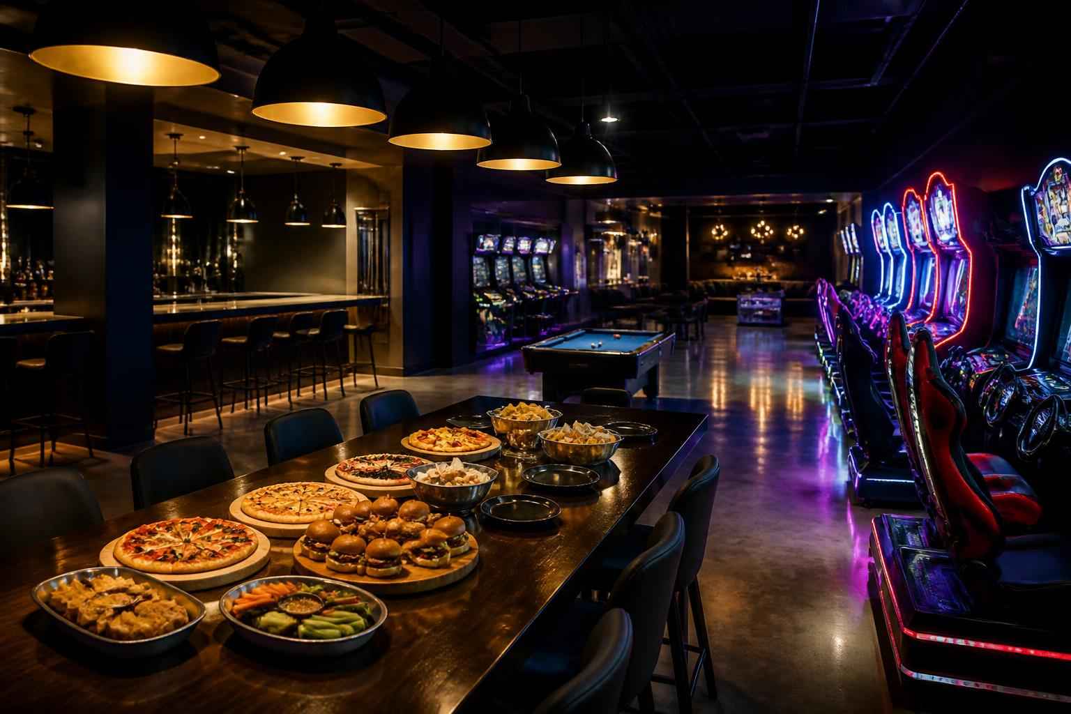 Private Party Arcade Bar Venue