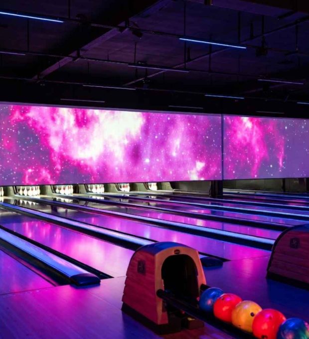 bowling is the main attraction